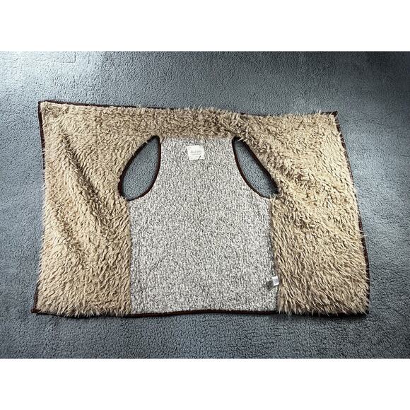 Altar'd State Vest Women Medium Open Front Faux Shearling Wool Blend Outerwear - Picture 10 of 16